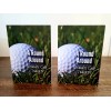 STRANGE THOUGHTS Golf Log Tracker Gift 2 Pack Track 51