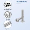 DTGN 1280Pcs Machine Screws Assortment Kit, M2 M2.5 M3 M4