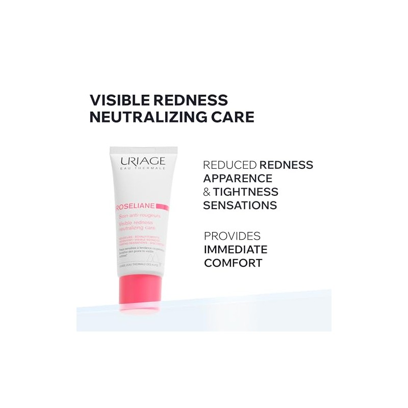 Uriage Roseliane Crema Anti Rojeces Manteca Karité Extractos Ginseng Algas
