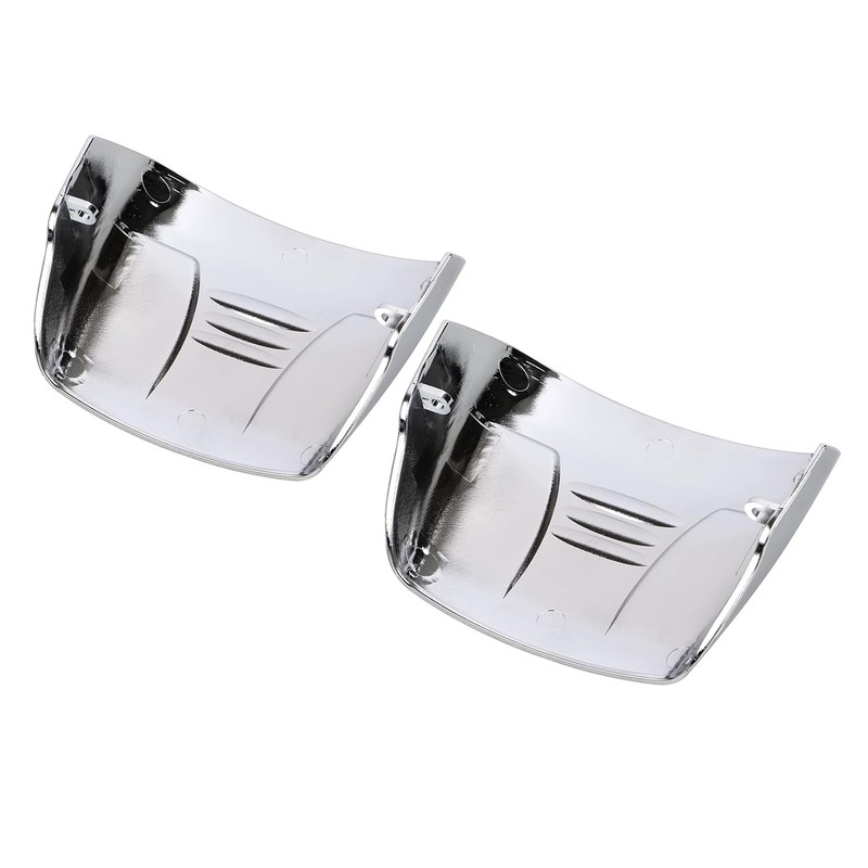 SHMTOOL 2pcs Motorcycle Taillight Cover without Slots Rear Tail Light