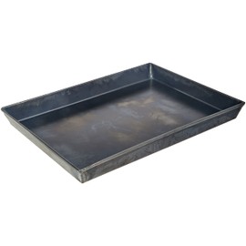 Pentole Agnelli Pastry & Pizza Line Steel Rectangular Baking Pan, Dimension 30 x 23 x 3 cm, Blue, Black