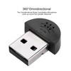 Ouitble Mini Microphone, 2.0 Portable USB Studio Speech Microphone Tiny