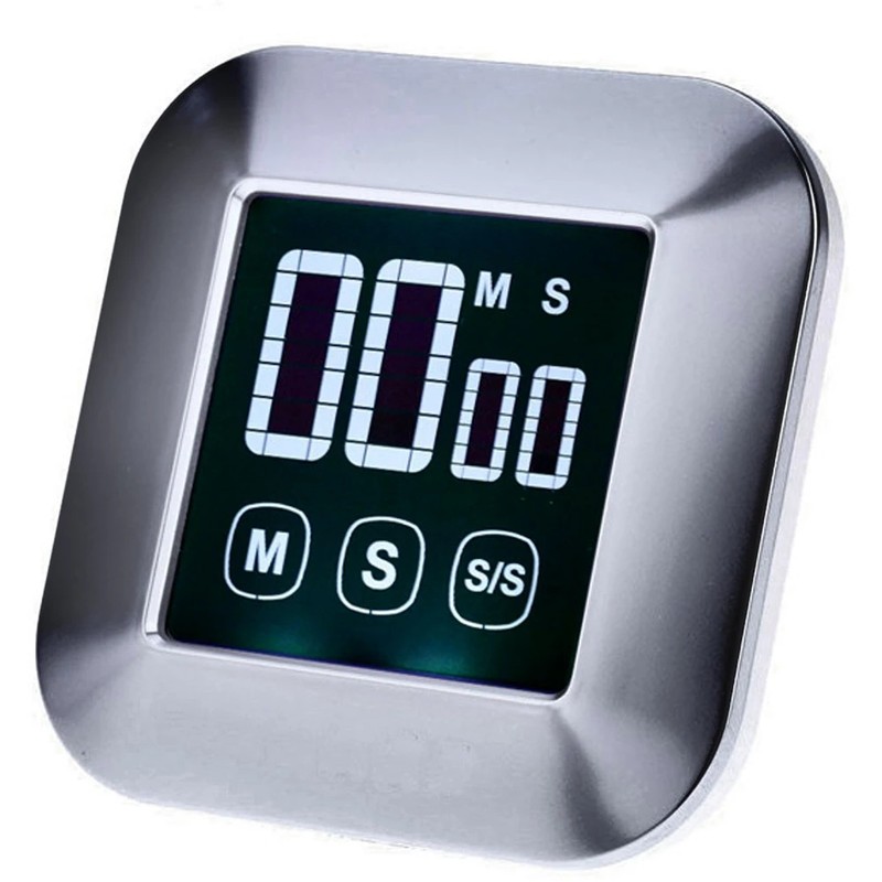 LCD Digital Touch Screen Kitchen Timer Practical Cooking Timer Countdown