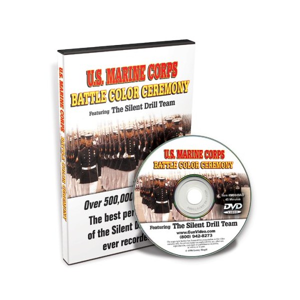 U.S. Marine Corps Battle Color Ceremony Featuring The Silent Drill Team DVD