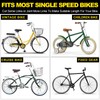 FITTOO Single Speed Bike Chain 1/2 x 1/8 Inch 114