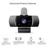Full HD 1080P Wide Angle USB Webcam USB2.0 Drive-Free with