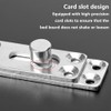 ONEBO 4 Sets Bed Frame Connectors, Bed Hook Fasteners, Rail