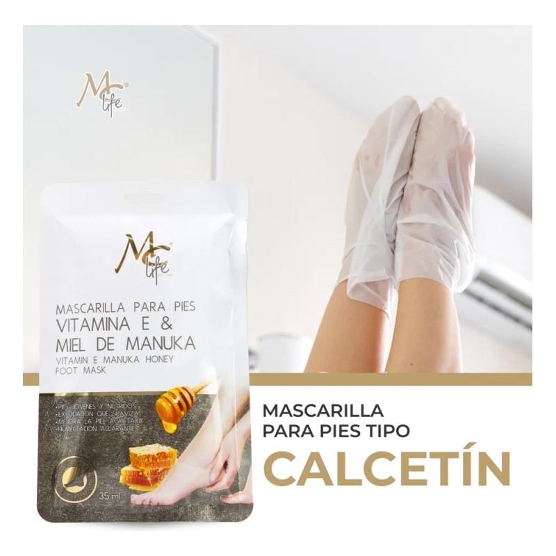 Exfoliante Para Pies, Miel, Elimina Piel Muerta. Mc Life Exfoliante