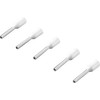 Rittal 4050.730 Wire End Ferrules 0.5 mm² Partially Insulated White
