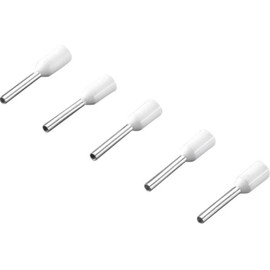 Rittal 4050.730 Wire End Ferrules 0.5 mm² Partially Insulated White Pack of 500