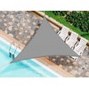 Hitopin 1 x Triangle Parasol Canopy, Triangular Sun Shade, Waterproof