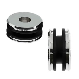 Chrome Harley Detachable Docking Hardware Kit Sissy Bars Docking Bushings Fits for Harley Flstc Models 2003-2017 Equipped with Quick-Detach Saddlebag Kit P/N 90200641a And Detachable Accessories (2)