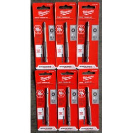 (6-PACK) Milwaukee 48-32-4561 SHOCKWAVE 3-1/2" Impact Torx T25 Power Bits