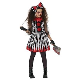 California Costumes, Children's Deranged Clown, Size XL