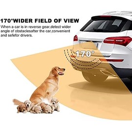Cámara de visión trasera de 5 para coche, 170 grados, gran angular, grabación, estacionar, impermeable, visión , cámara de video