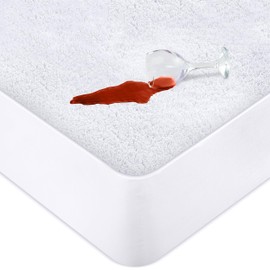 Utopia Bedding Mattress Protector 160 x 190 x 30 cm Waterproof, Oeko-Tex Certified Mattress Topper, Breathable, Mattress Protector, All-Round Elastic