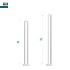 TANG 38.6" H PVC Posts Vinyl Post for Lasting Durability