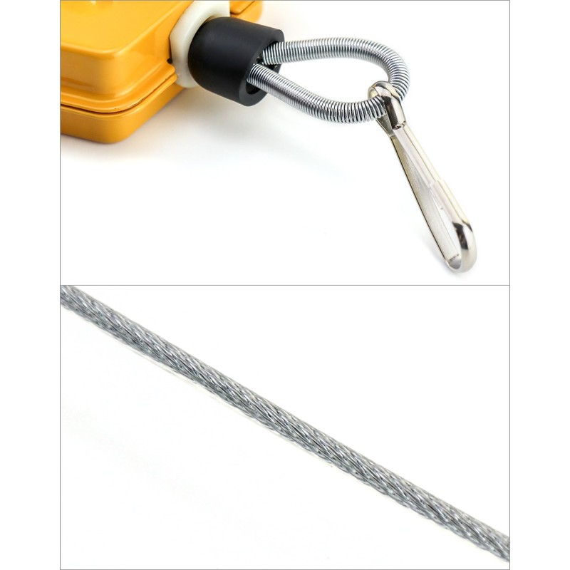 QWORK Retractable Spring Balancer, 3.3lbs - 6.6 lbs and 1.1lbs