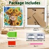 Nikolle Highland Cow Small Diamond Art Kits for Adults Beginner