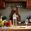 Gold All Metal Can Opener & Bottler Openers, Golden Manual