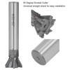 30mm 60 Degree Dovetail Cutter 6 Flute Carbide Slotting Milling