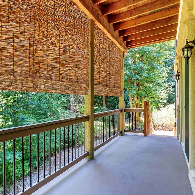 Barydat 4 Pcs 3 x 16.4 ft Bamboo Privacy Screen,