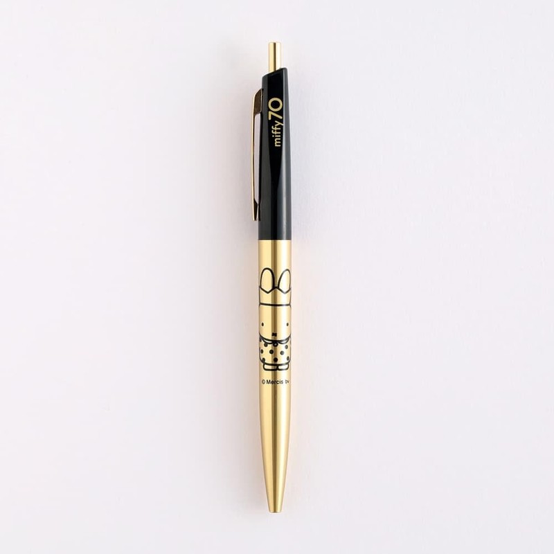 Green Flash Miffy Brass Ballpoint Pen, Dot GMB-012