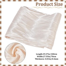 CREATCABIN Satin Photoshoot Backdrop Curtain Background Cloth Wedding Party Stage Decorative Background Curtain for Crafts Jewelry Cosmetics Flat Lay Props Photo Studio Backdrop Linen 39.4x27.5in