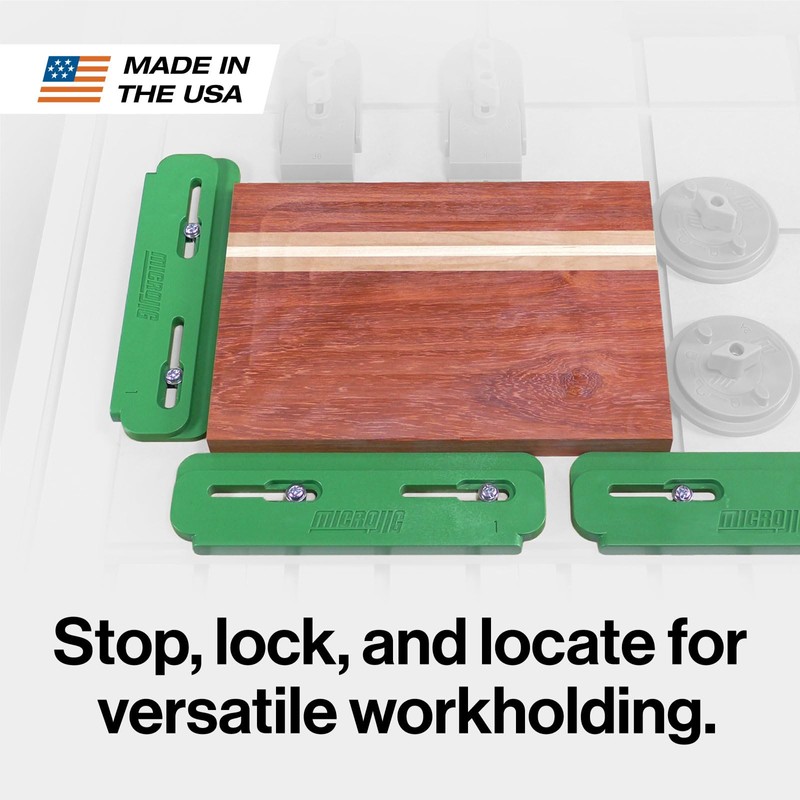 MICROJIG Matchfit Edge Guide (3-Pack) for Dovetail Track System -