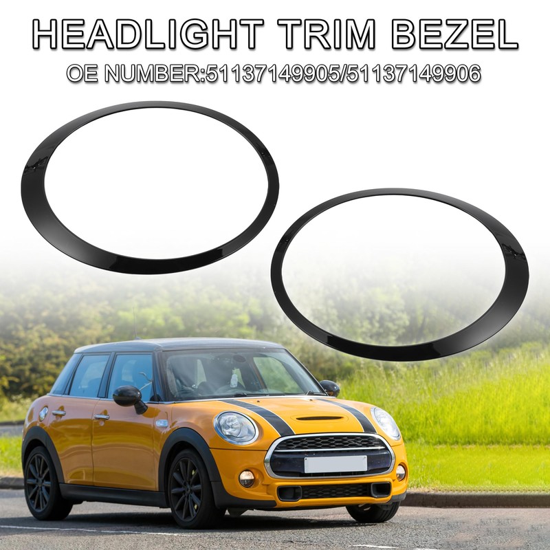 TUCKBOLD Headlight Covers for Mini Cooper 2007-2015 No. 51137149905/51137149906 Front