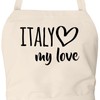 Huuraa Apron Italy My Love Gift Cotton Italy Gift Idea,