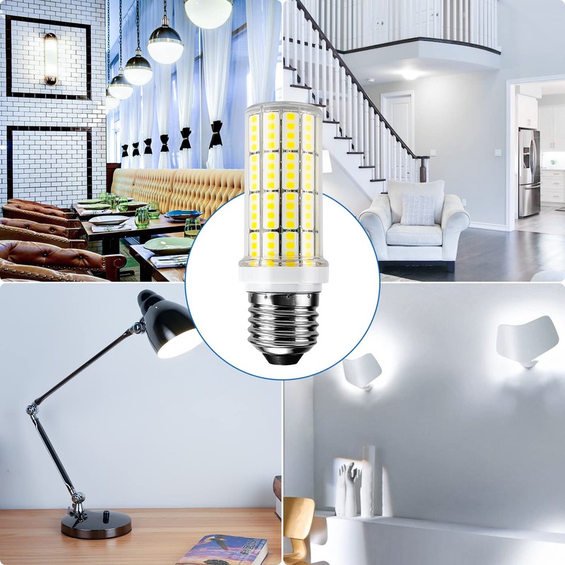 RIUVAO LED Corn Light Bulb 200w Equivalent 2500 Lumen 5000K