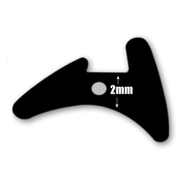 uPVC Window & Door Gasket Seal Double Glazing Wedge Rubber Repair Seal W002 Black 2mm (Per Metre