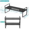 iPEGTOP Expandable Cabinet Storage Shelf Organizer Rack, Heavy Duty Steel