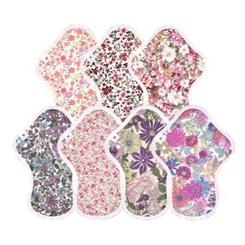 Cloth Napkins NO 6 Organic Cotton 7 Pack v11 pu Purple Healing Purple Purple Purple