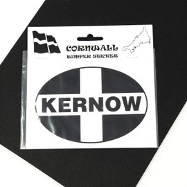 Kernow Cornish St Pirans Flag Car Sticker