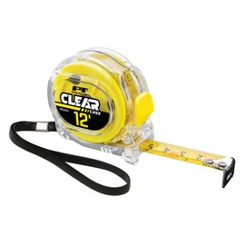 Performance Tool W5044 12' X 5/8-Inch Clear Tape Measure
