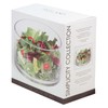 Artland Simplicity Cylinder Salad Bowl, Clear