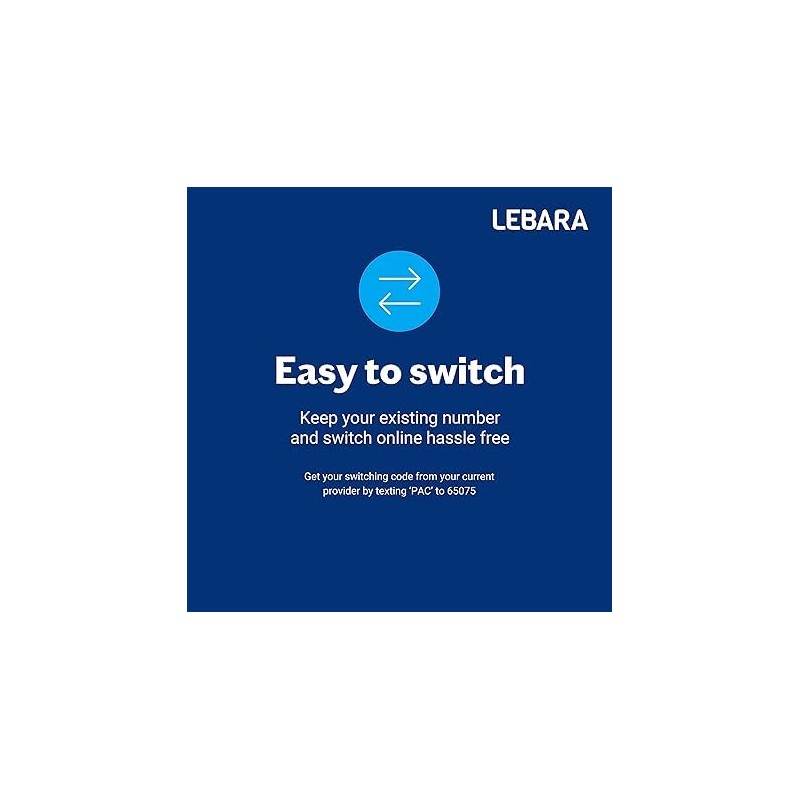 Lebara SIM Card: 25GB for £5, Half Price for First