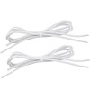 Sammons Preston 78188 Tylastic Shoelaces, White, 36" Length, 5/16" Width