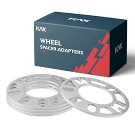 KAX 5mm Wheel Spacers Adapter 4pcs 4x98, 4x100, 4x108, 4x114.3.5x100, 5x108 Flat Wheel Spacer 78.1mm Center Bore fit for Camry Accord Ci-vic C-R-V Corolla RA-V4 Altima Escape Equinox Explorer