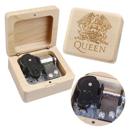 Sinzyo Queen-Bohemian Rhapsody Vintage Musical Mechanism Wooden Music Box (Bohemian Rhapsody)