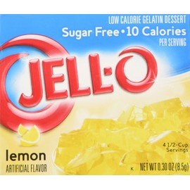 Jell-O Lemon Flavor Sugar-Free Instant Pudding 1 oz box (4-Pack)