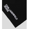 KARL LAGERFELD JEANS, Men's Essential Logo Scarf, Black, One Size,