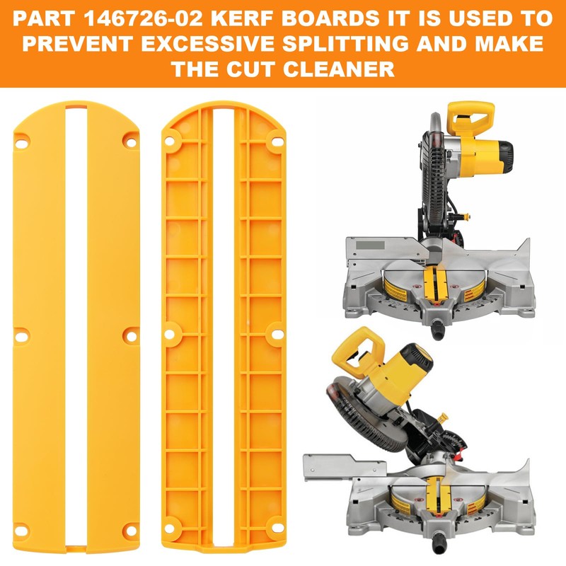 GEAIN 146726-02 Miter Saw Kerf Plate For Dewalt Miter Saw