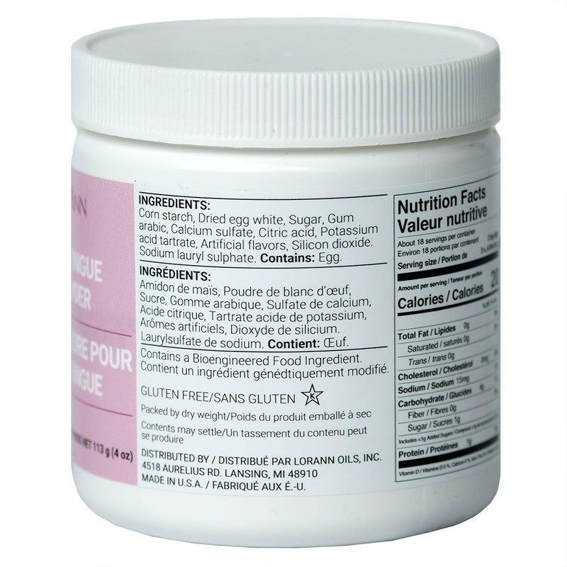 LorAnn Oils Meringue Powder – Gluten-Free, Kosher & Nut-Free –