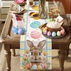 Cyiecw Watercolour Easter Eggs Easter Table Runner, Seasonal Spring Kitchen
