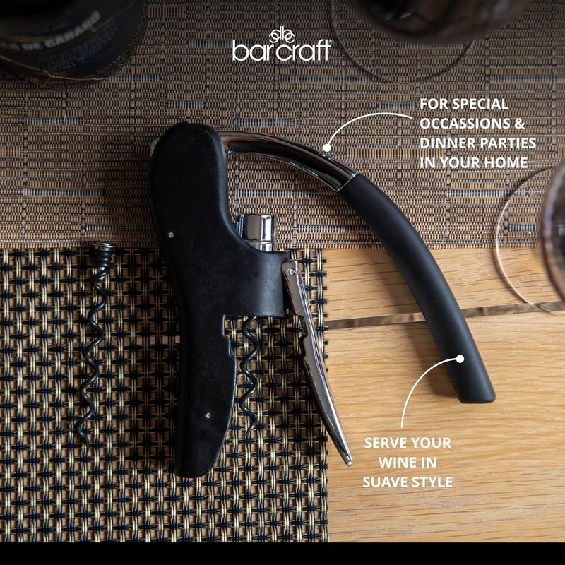 Kitchen Craft Bar Craft Lever-Arm Power Arc Corkscrew