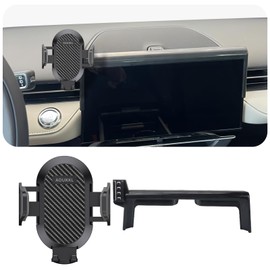 AOUKKL Car Phone Holder Fits for Lincoln Nautilus 2024 2025 Accessories(Only fit for 11.1-Inch Screen),Thick Cases Friendly,Cell Phone Mount for 4-7 in Phones