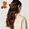 Halloween Hair Claw Clip for Women with Glitter Finish 3.4”